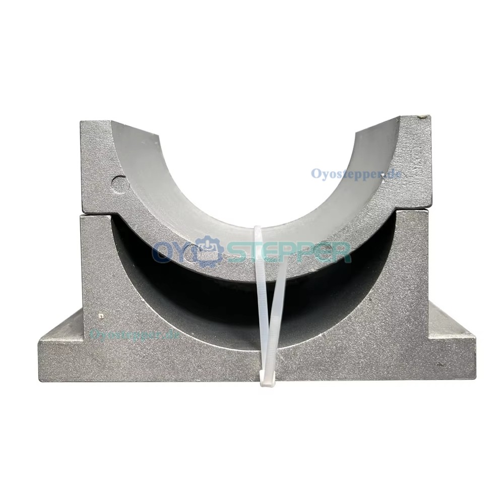 CNC Spindelhalter aus Aluminium &Oslash;65/80/100/125mm f&uuml;r Motorspindeln